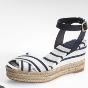 Tory Burch Karissa Wedge Sandals. Worn but in very good condition.